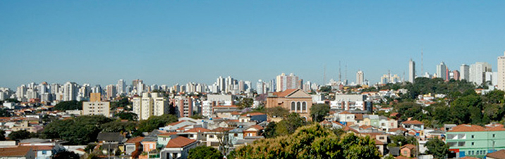 Foto aérea do bairro City Lapa