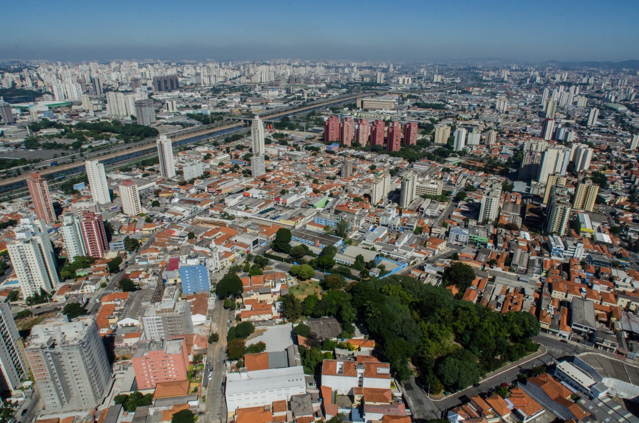 Foto aérea da Casa Verde.