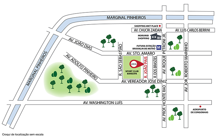 Mapa de localização do Side