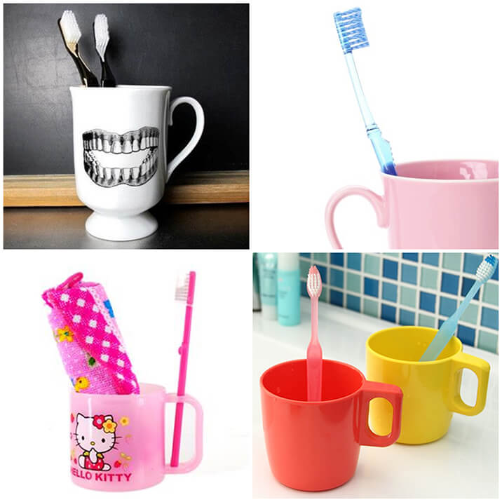 Usar caneca no banheiro