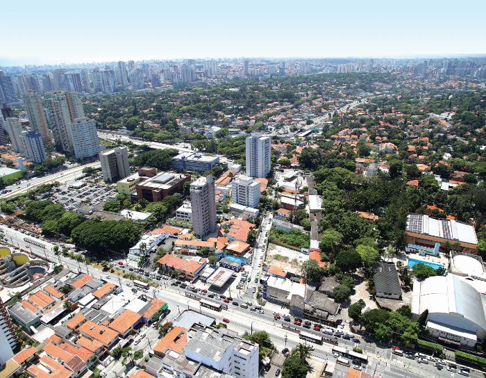 Foto aérea da região |Tibério Construtora 