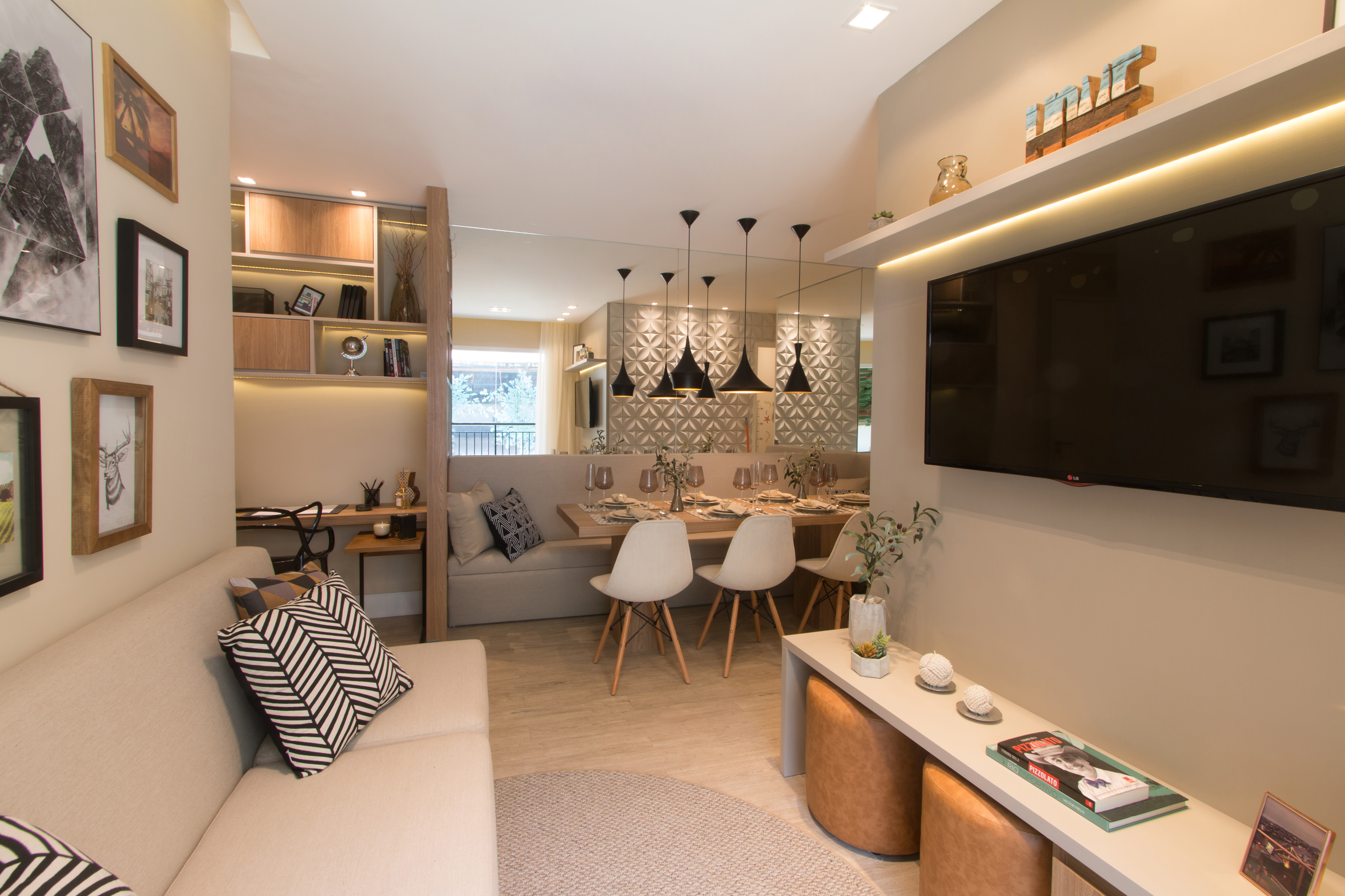 Cor Fendi é muito requisitada na decoração de apartamentos