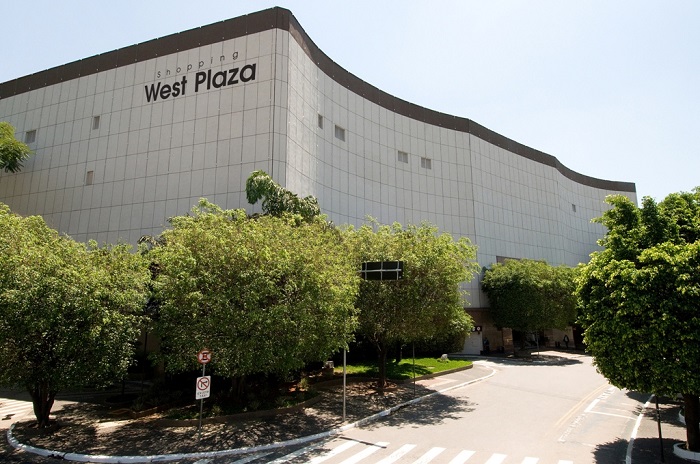 Foto da fachada do shopping West Plaza| Tibério Construtora