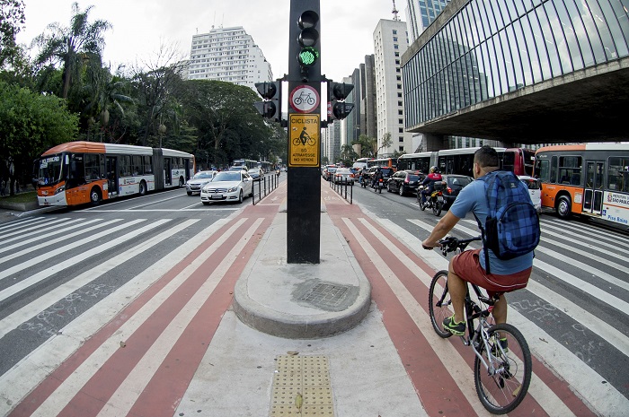 Foto da ciclovia da Avenida Paulista | Tibério Construtora