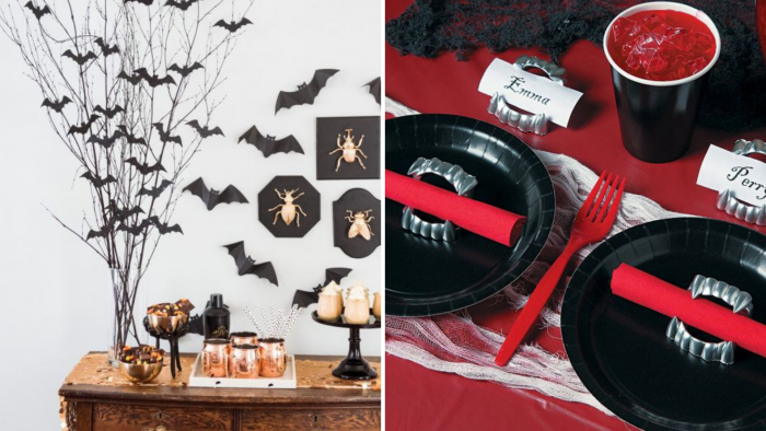 Morcegos na decoração de Halloween | Tibério Construtora