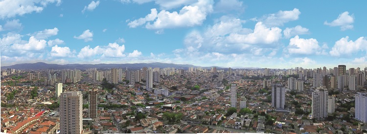 Foto aérea do Origens Santana | Tibério Construtora