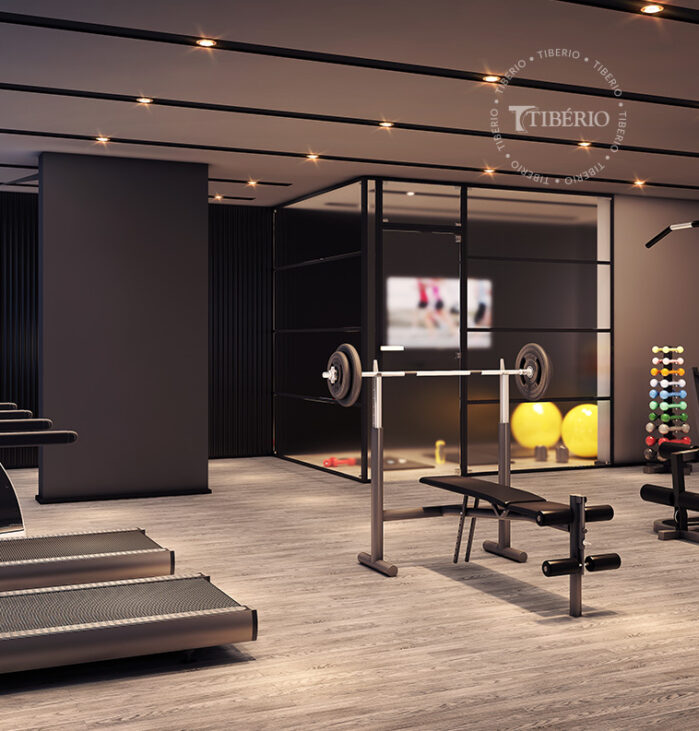 Fitness <br>Uso residencial. Perspectiva artística.