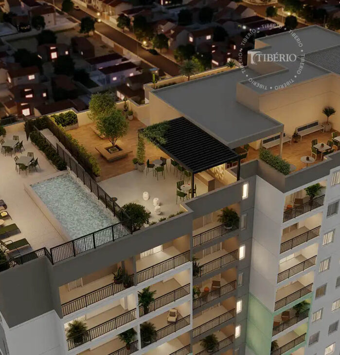 Rooftop <br>Uso residencial. Perspectiva artística.