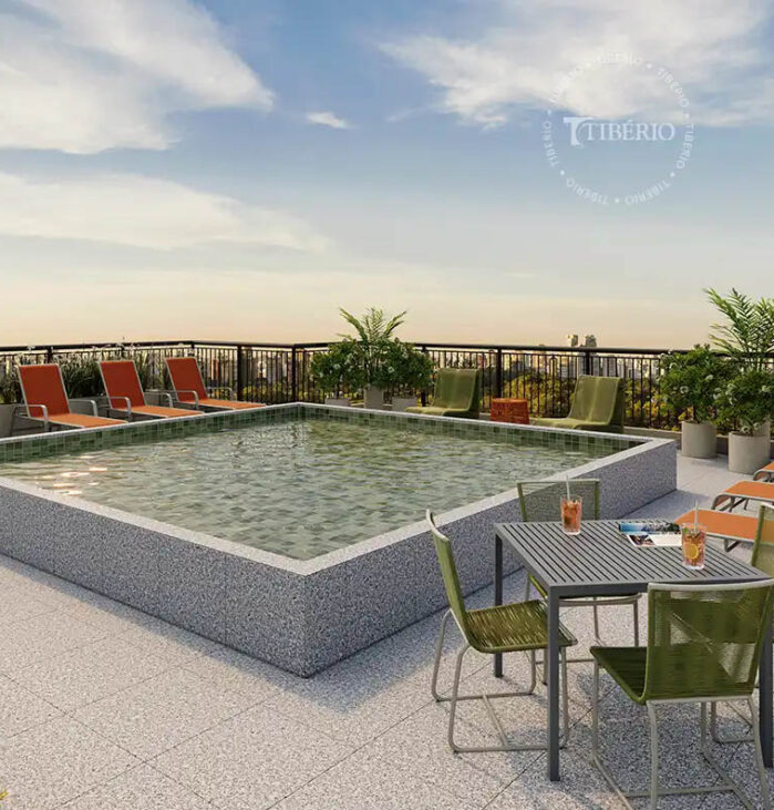 Piscina <br>Uso residencial. Perspectiva artística.