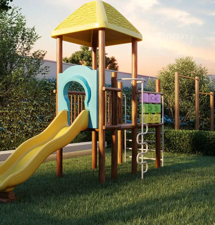 Playground <br>Uso residencial. Perspectiva artística.