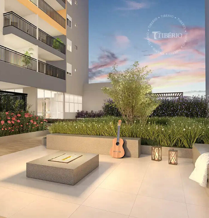 Praça Greenview <br>Uso residencial. Perspectiva artística.