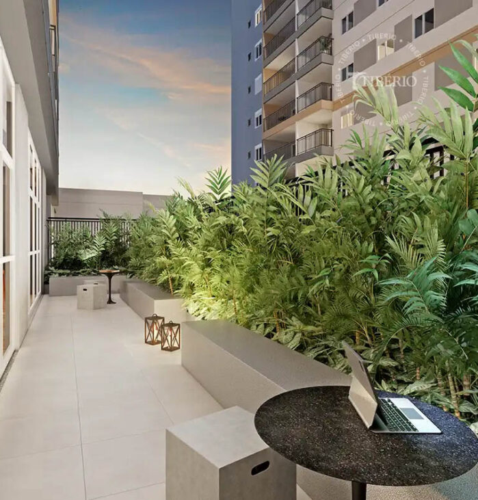 Terraços <br>Uso residencial. Perspectiva artística.