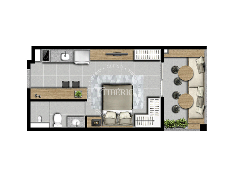 Studio 30,98m²