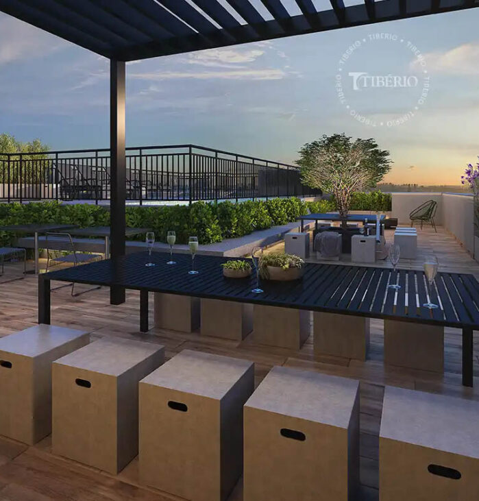 Churrasqueira <br>Uso residencial. Perspectiva artística.