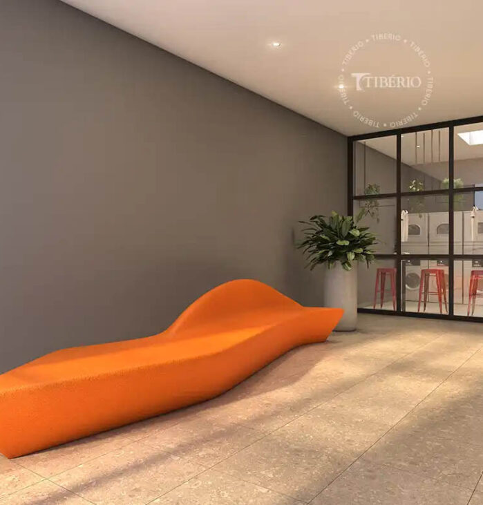 Lobby <br>Uso compartilhado. Perspectiva artística.