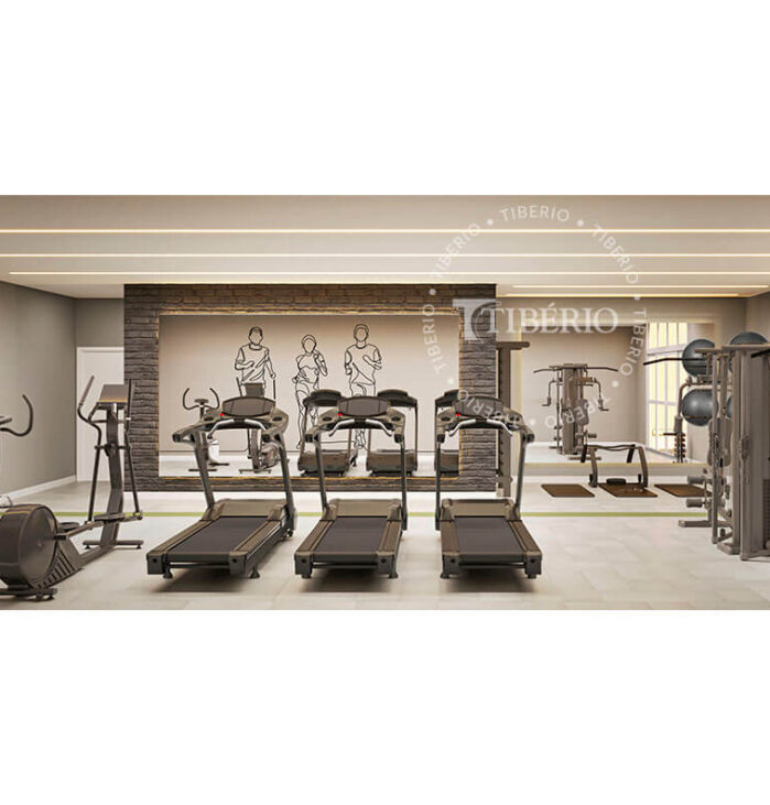 Fitness <br>Uso Exclusivo Residencial. Perspectiva artística.