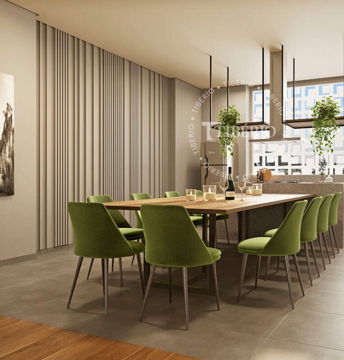 Espaço Gourmet <br>Uso Exclusivo Residencial. Perspectiva artística.