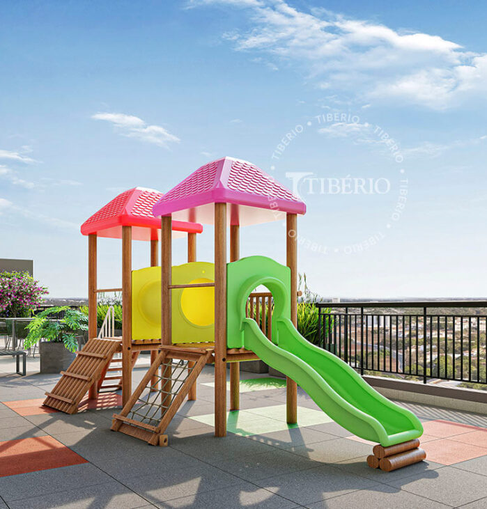 Playground <br>Uso Exclusivo Residencial. Perspectiva artística.