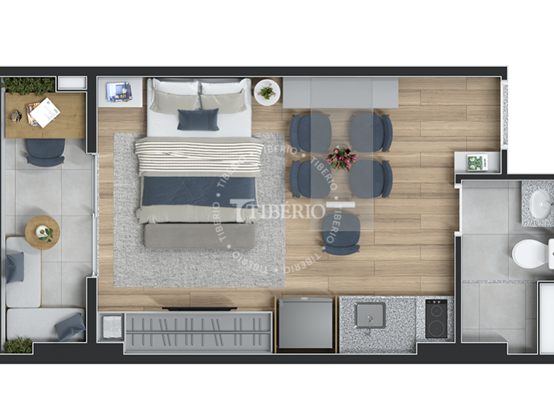 Studio 27,26m²