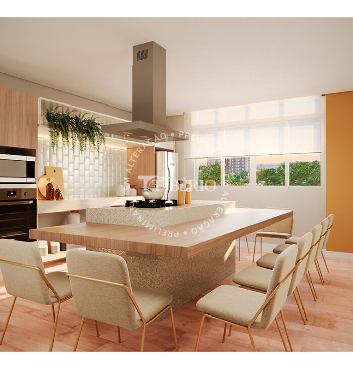 Gourmet <br>Uso Exclusivo Residencial. Perspectiva artística.