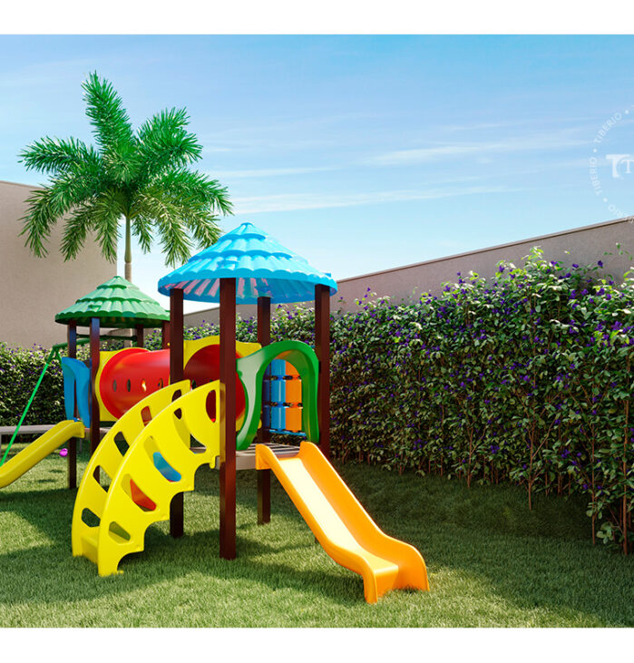 Playground <br>Uso Exclusivo Residencial. Perspectiva artística.