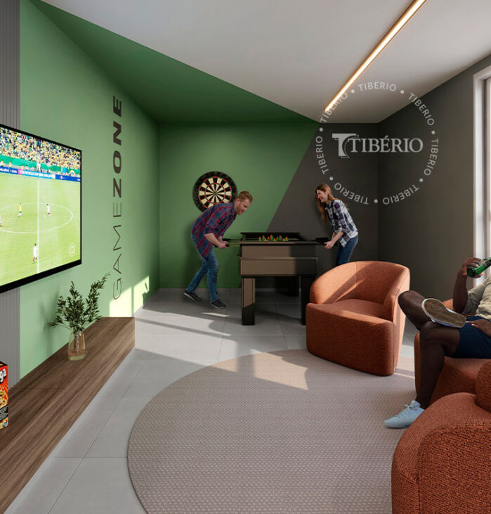 Game lounge.<br>Perspectiva artística