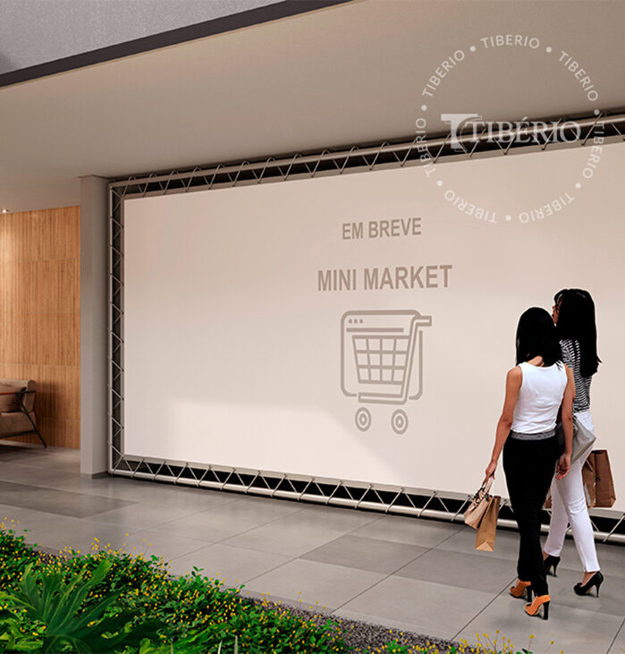 Mini market<br>Perspectiva artística