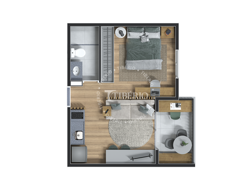 studio 30,40m²