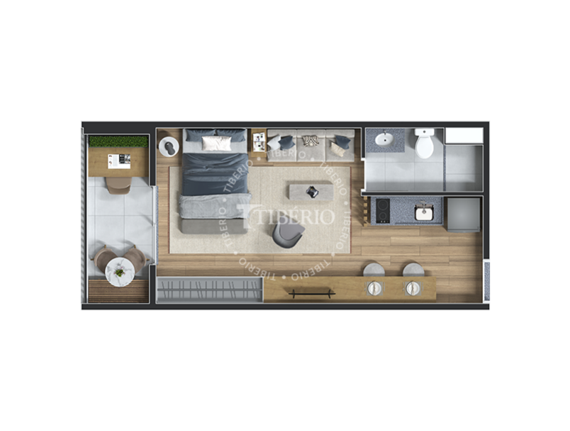 studio 31,70m²