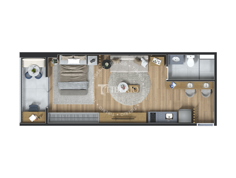 Studio 38,82m²