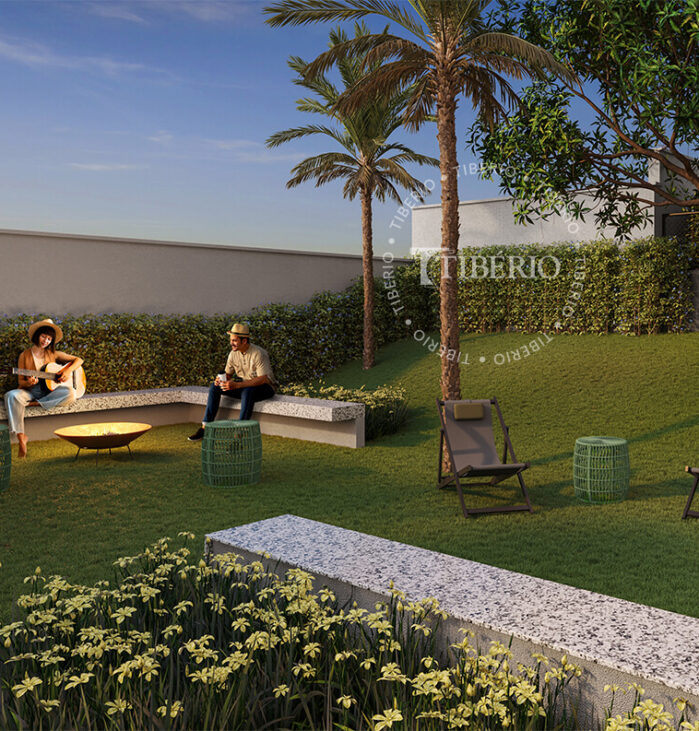 Pit fire e Open lounge • Exclusivo residencial