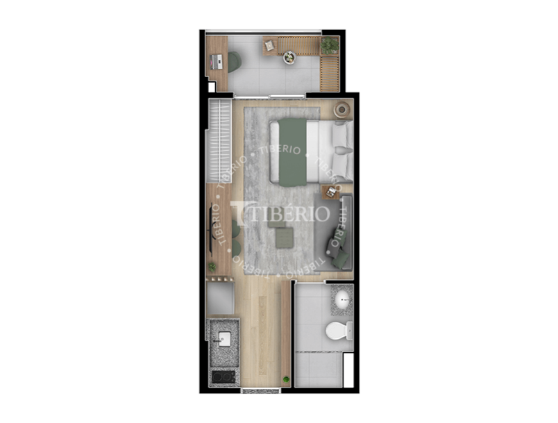 Studio  28,10m²