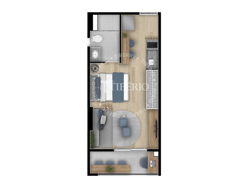 Studio  29,15m²