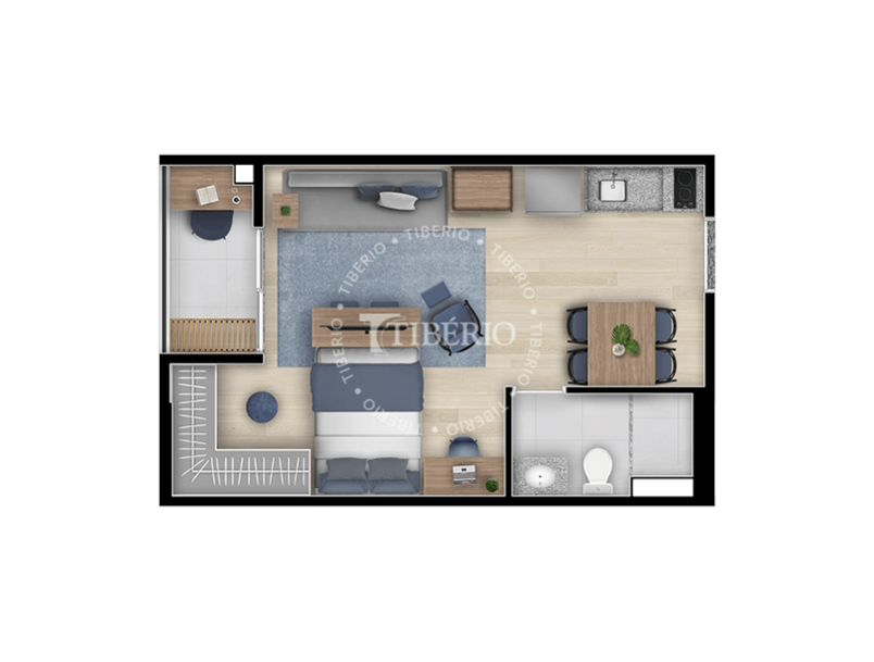 Studio  30,94m²