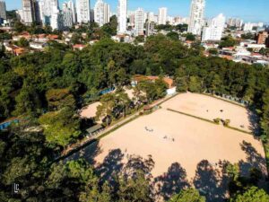 Foto aérea do Clube Hípico de Santo Amaro