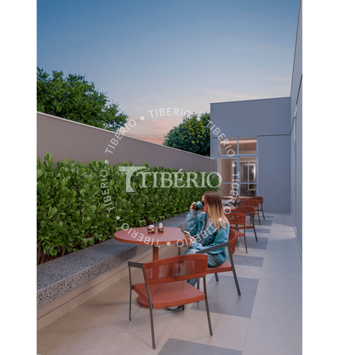 Lounge Gourmet <br>Uso Exclusivo Residencial. Perspectiva artística.