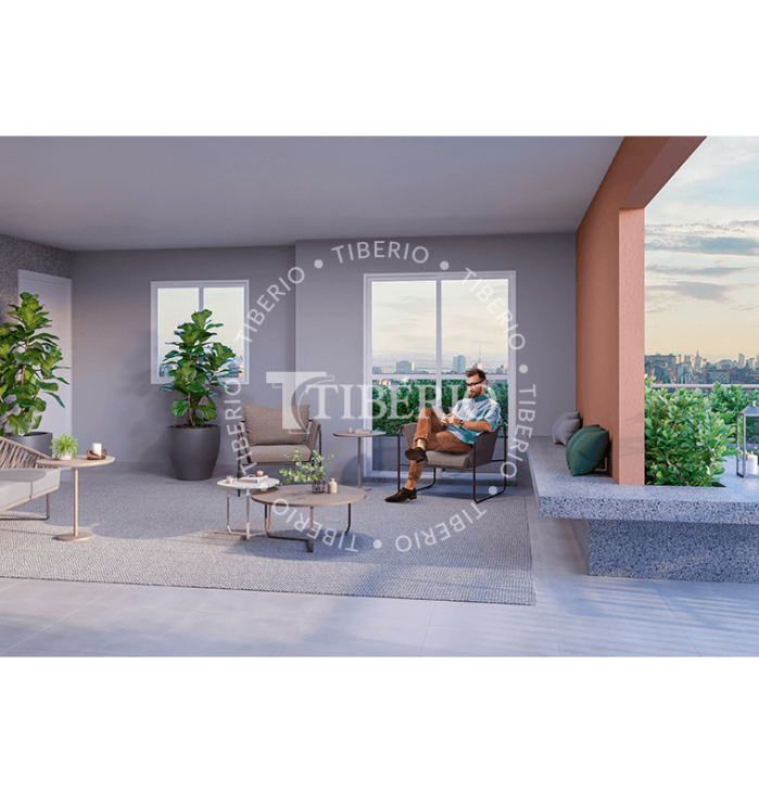 Lounge Sky <br>Uso Exclusivo Residencial. Perspectiva artística.