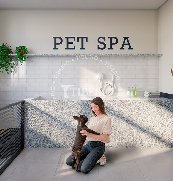 Pet Spa <br>Uso Exclusivo Residencial. Perspectiva artística.