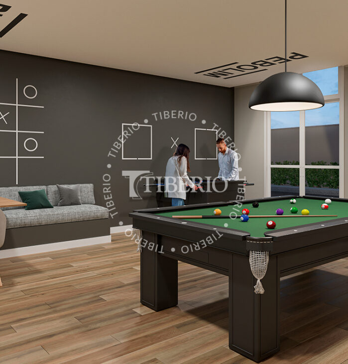 Pub Play <br>Uso Exclusivo Residencial. Perspectiva artística.