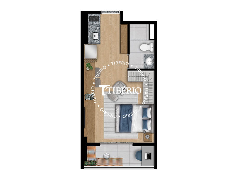 Studio 27,13m²