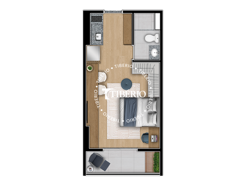 Studio 27,93m²