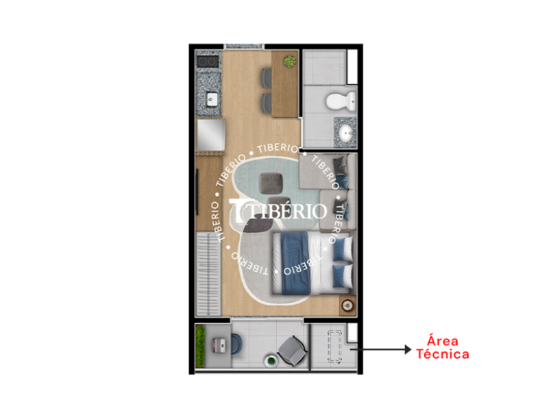 Studio 28,16m²