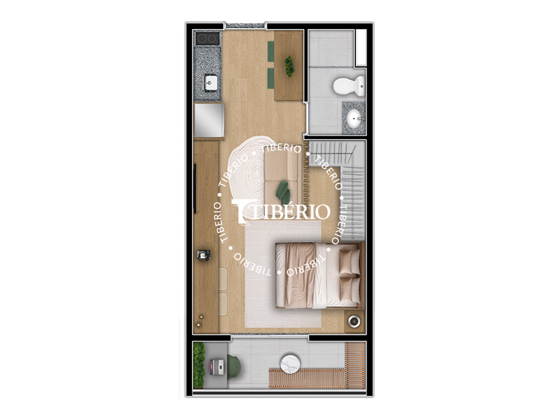 Studio 29,69m²