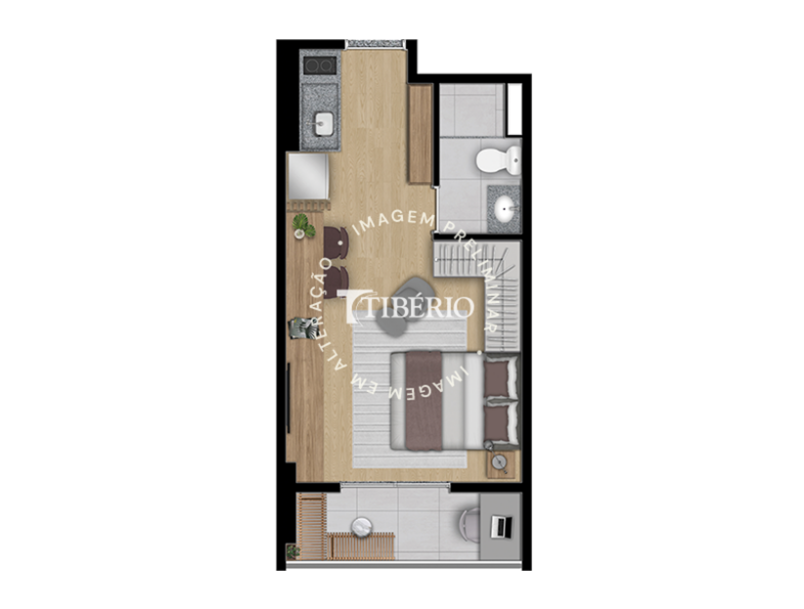 Studio 27,13m²